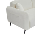 83.9''Upholstered Sofa For Living Room, Bedroom, And Apartments Beige Polyester 2 Seat