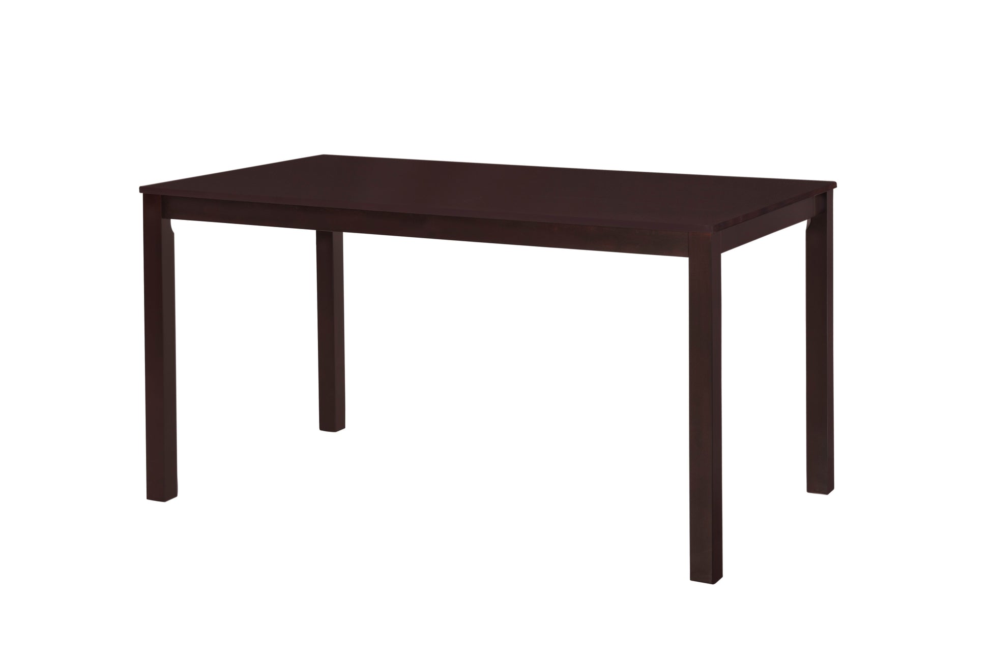 7Pc Dining Set Brown Finish Dining Table And 6 Chairs, Mdf And Solid Wood, Dining Kitchen Set Furniture Brown Seats 6 Dining Room 4 Leg Rectangular Dining Table With Chair Mdf