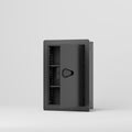 Wall Safes Between The Studs, Hidden Safe With Digital Keypad, Removable Shelves, In Wall Safe For Firearms, Gun, Valuables Black Black Steel