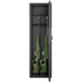 Didital Touch Panel In Wall Safe,Hidden Wall Safe For Rifles And Pistols With Adjustable Shelves,Assembled Storege Safe For Firearm And Valuables Black Digital Black Steel