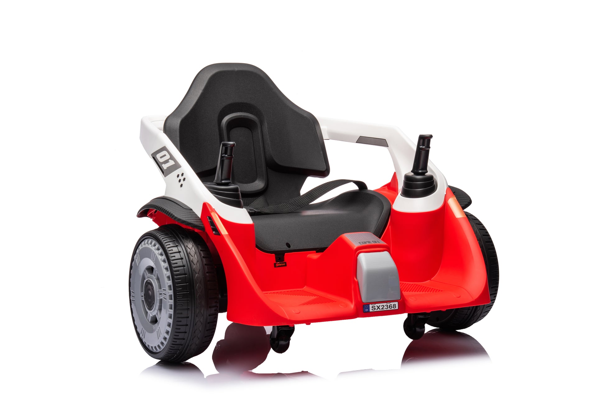 Bumper Car For Toddlers3 12, 24V Toddler Bumper Car With Remote Control, Safety Certified, Flashing Lights Music & 360 Degree Spin Red Abs