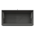 Heavy Duty Metal Wall Mounted Tool Storage Cabinet Steel Metal Garage Storage Cabinet For Garage Workshop Assembly Required Black Modern Metal