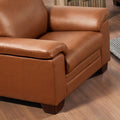 Magnum Leather Chair Brown Memory Foam Genuine Leather