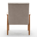 25.38'' Wide Classic Mid Century Modern Arm Chair, Light Camel Light Camel Microfiber
