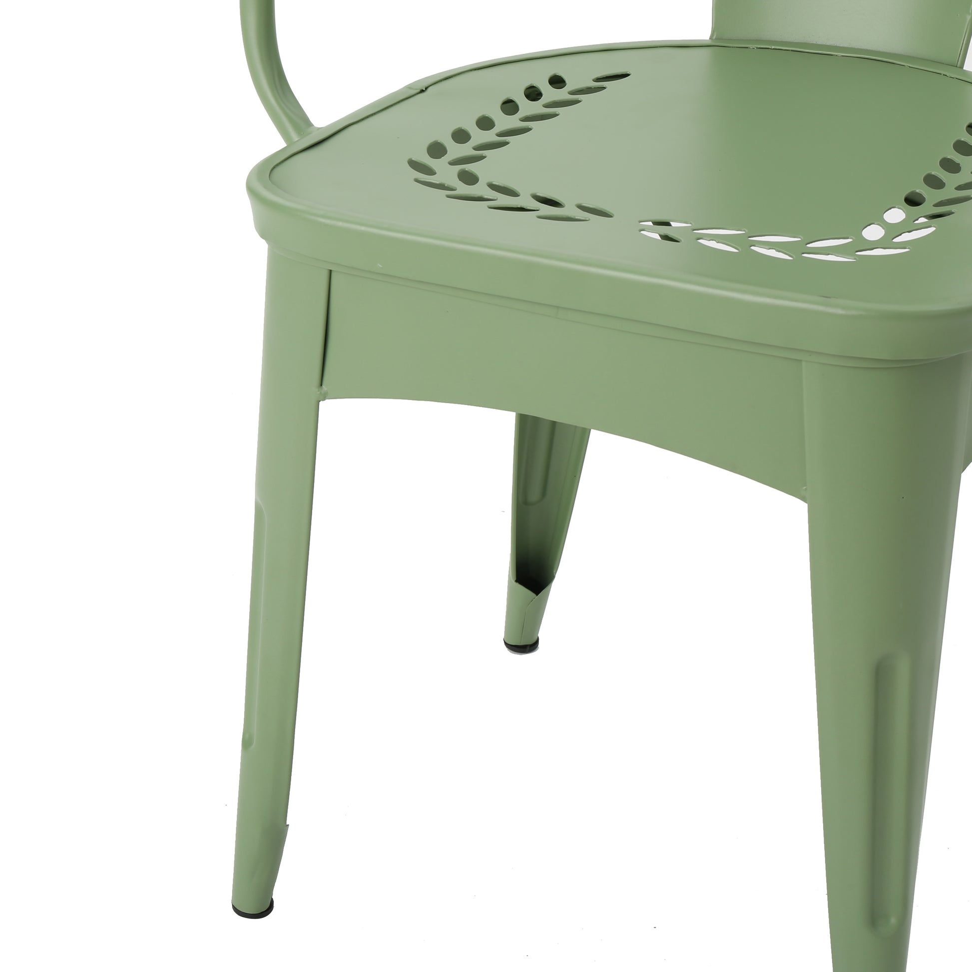 Lourdes 3 Pc Kd Metal Set Green Iron