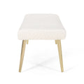 Bench White Fur