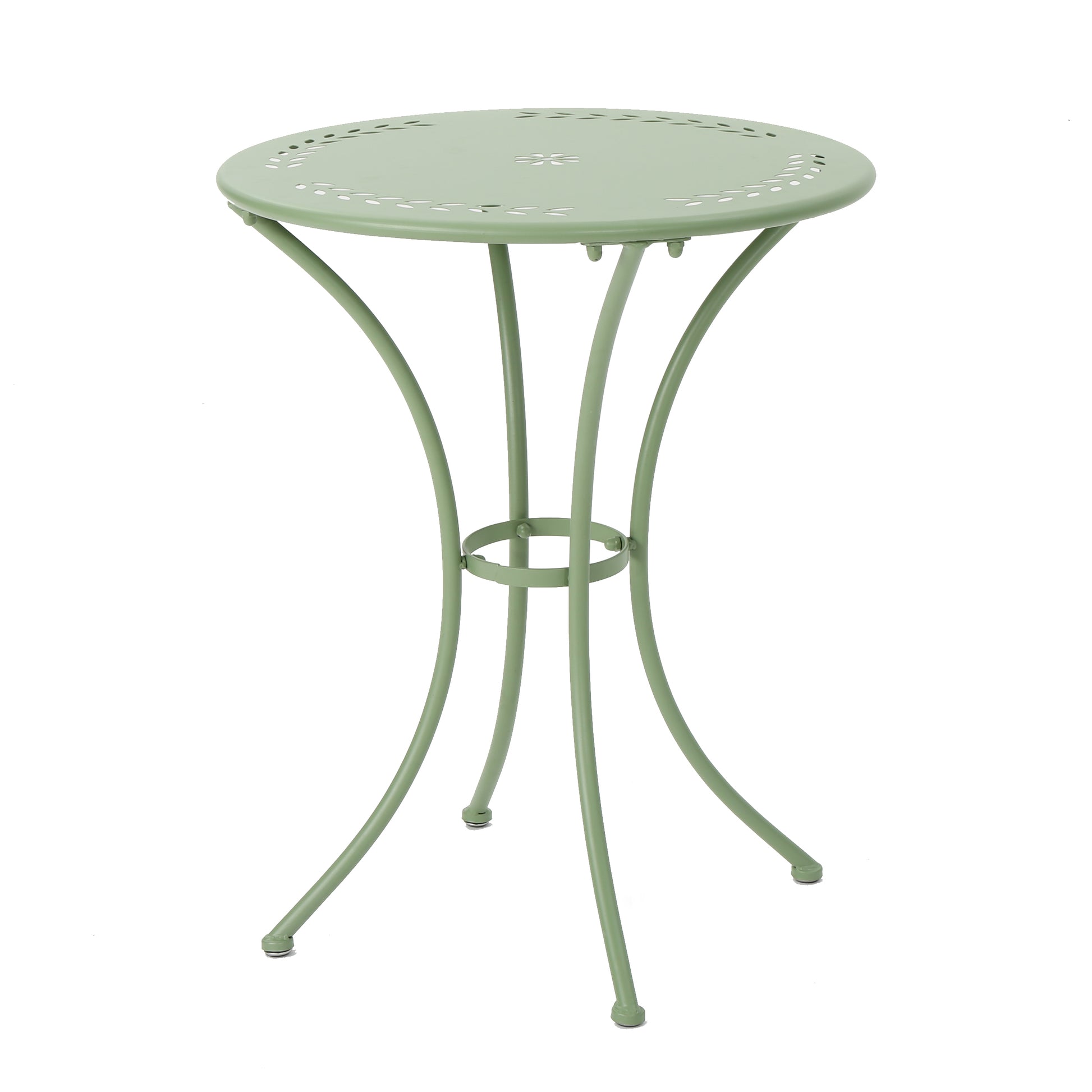 Lourdes 3 Pc Kd Metal Set Green Iron