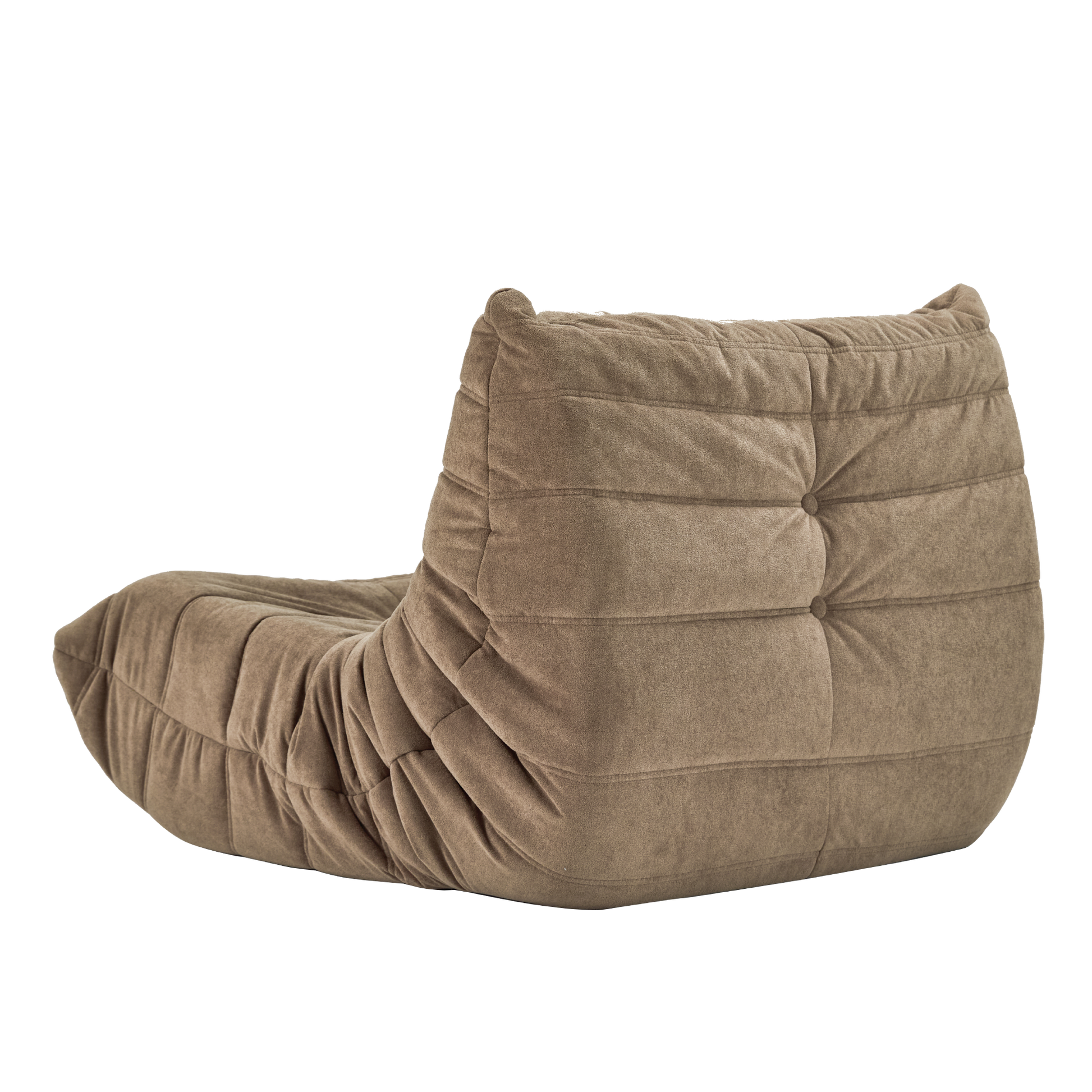 Floor Sofa Bean Bag Chair For Adults Fireside Bean Bag Lounger Memory Foam Chair For Home, Office, Apartment Or Gaming Venue Matte Brown Polyester Primary Living Space Firm Art Deco Armless Foam Polyester Blend