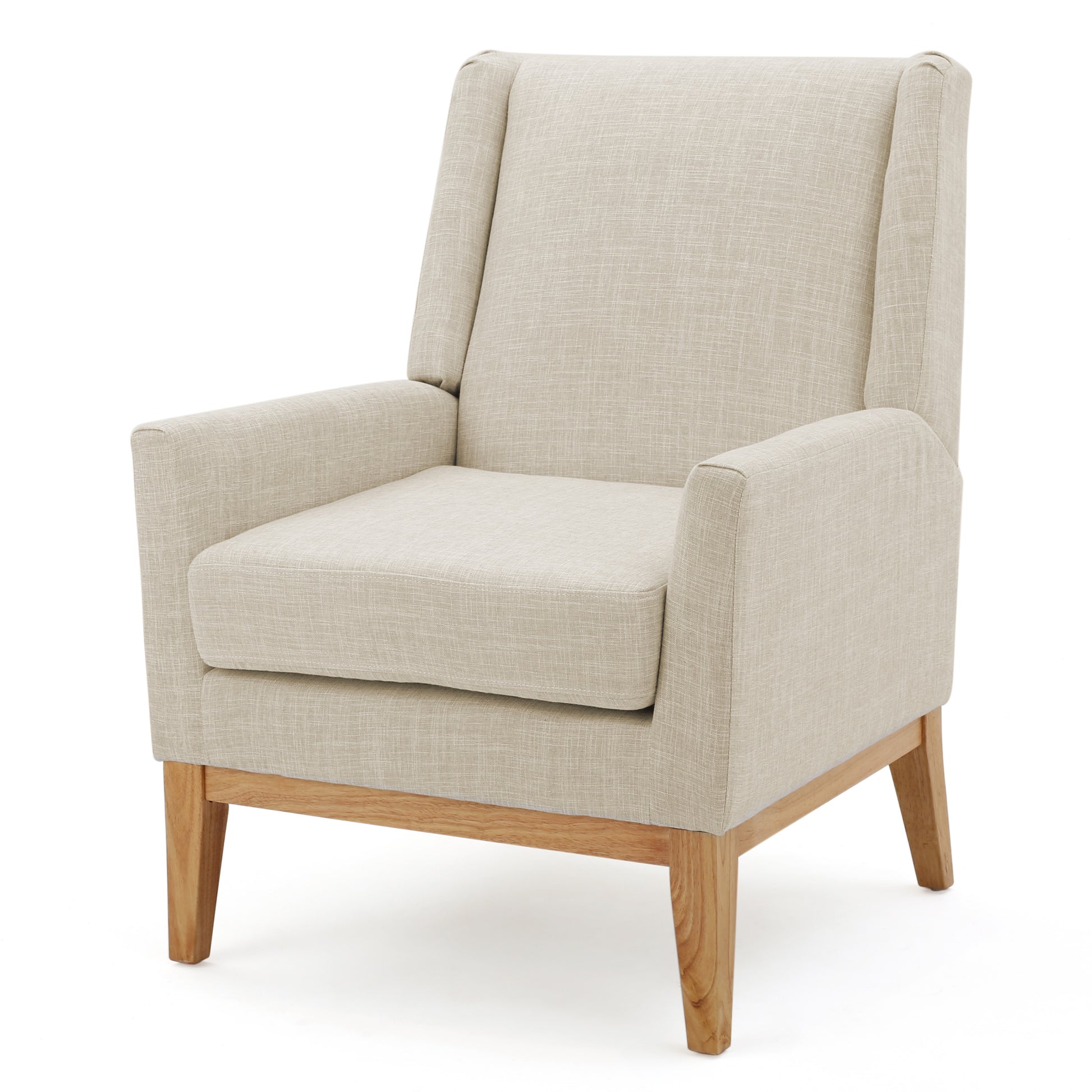 Kd Accent Chair Beige Fabric