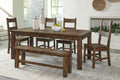 Classic Transitional Design Dining Chairs Set Of 2 Solid Rubber Wood Dining Furniture Burnished Brown Finish Brown Primary Living Space Classic,Rustic,Transitional Side Chair Solid Wood
