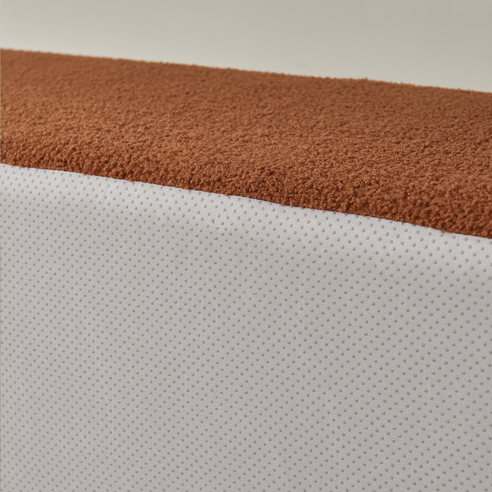 Modular Sectional Couch, Lambswool Fabric Modern L Shape Sectional Sofa With Chaise Lounge, Living Room Upholstered 5 Seater Corner Sofa Couch For Bedrooms, Apartment Orange Medium Soft Foam Sherpa 5 Seat