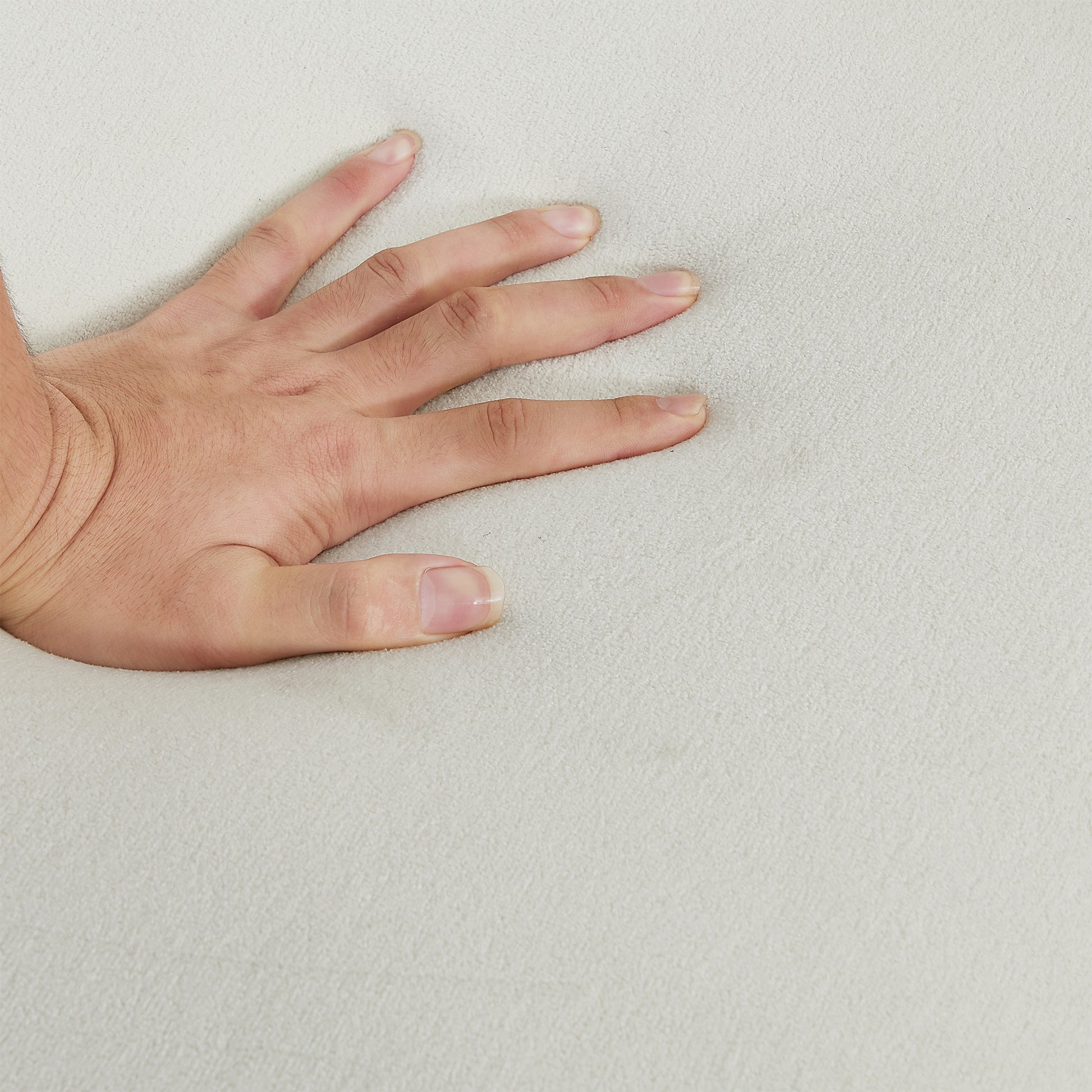 83.9''Upholstered Sofa For Living Room, Bedroom, And Apartments Beige Polyester 2 Seat