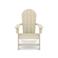 Adirondack Chair Premium Hdpe Poly Lumber For Pool, Patio, And Garden Elegance No Adirondack Beige Weather Resistant Frame American Traditional Hdpe Hdpe