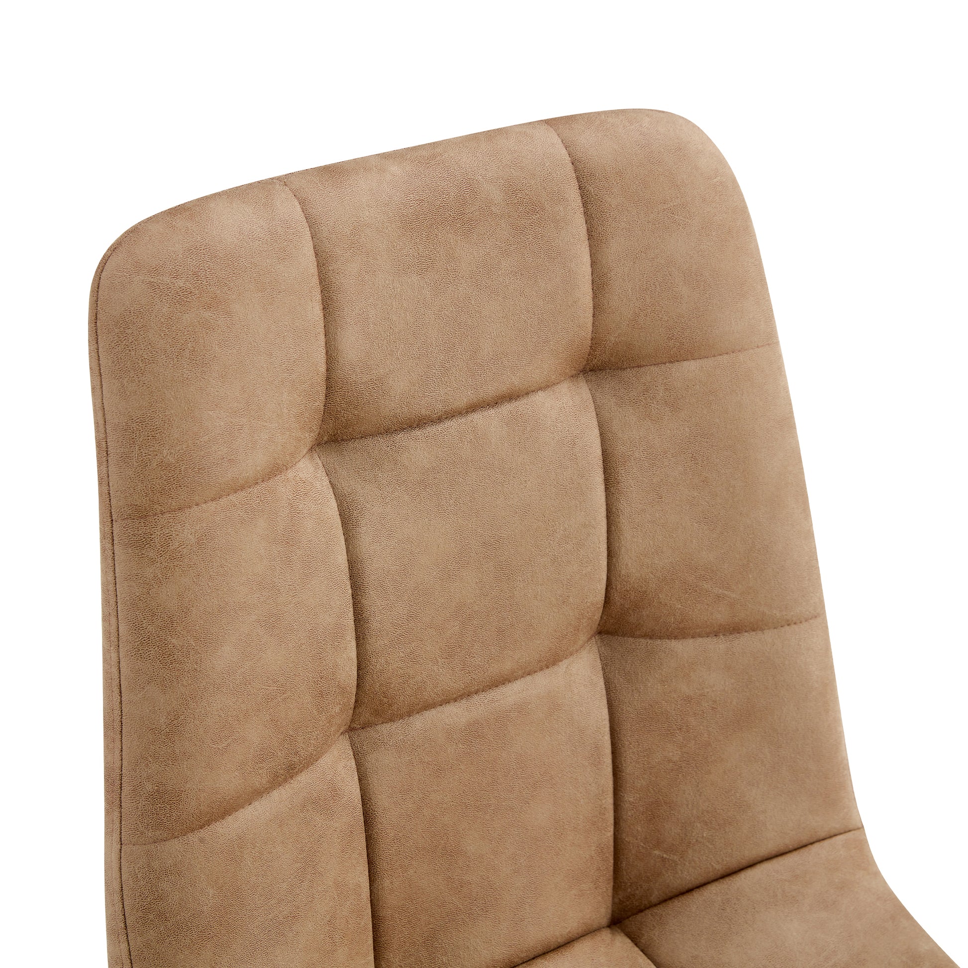 5 Piece Round Dining Table Set, Modern Round Table And 4 Upholstered Chairs For Dining Room, Kitchen Room, Living Room, Easy Assembly Metal Brown Black Dining Room 42 Inches Farmhouse,Mid Century Modern,Modern Round Round Mdf Dining Table With Chair Mdf