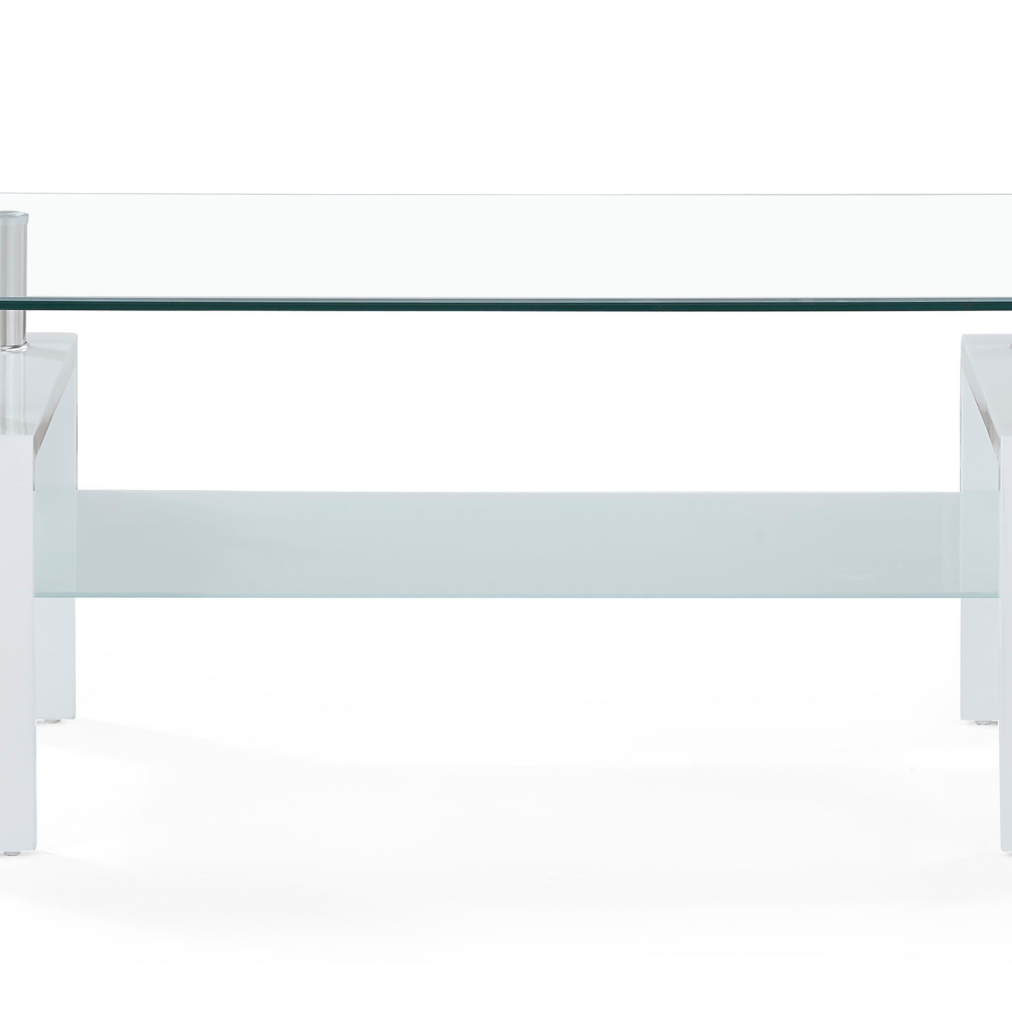 Marshall Coffee Table White Solid Wood Mdf