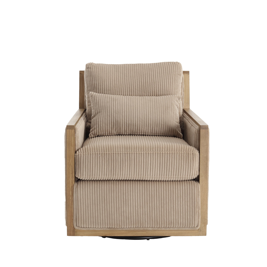 Coolmore Corduroy Swivel Barrel Chair, Comfy Accent Sofa Chair For Living Room, 360 Degree Swivel Barrel Club Chair, Leisure Arm Chair For Nursery, Hotel, Bedroom, Office, Lounge Camel Camel Primary Living Space Foam Corduroy