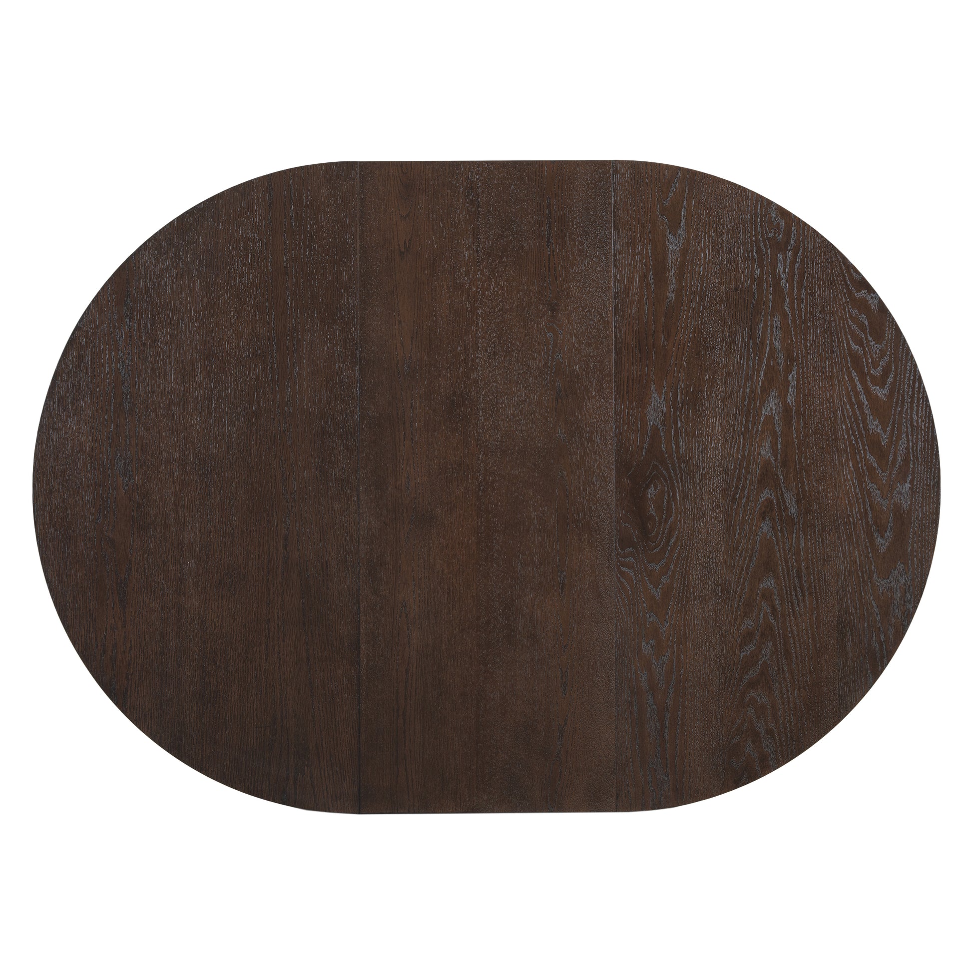 Modern 5 Piece Extendable Round Dining Table Set With 16.2Inch Removable Leaf For Small Places, Espresso Gray Wood Dining Room Solid Wood Rubberwood Round Dining Table With Chair Upholstered Chair Wood Espresso Seats 4 Removable Leaf Contemporary Round