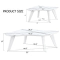 Modern Minimalist White Table Top. Cloud Shape Gives You A Experience, Computer Desk. The Game Table. Suitable For Dining And Living Rooms. White Mdf