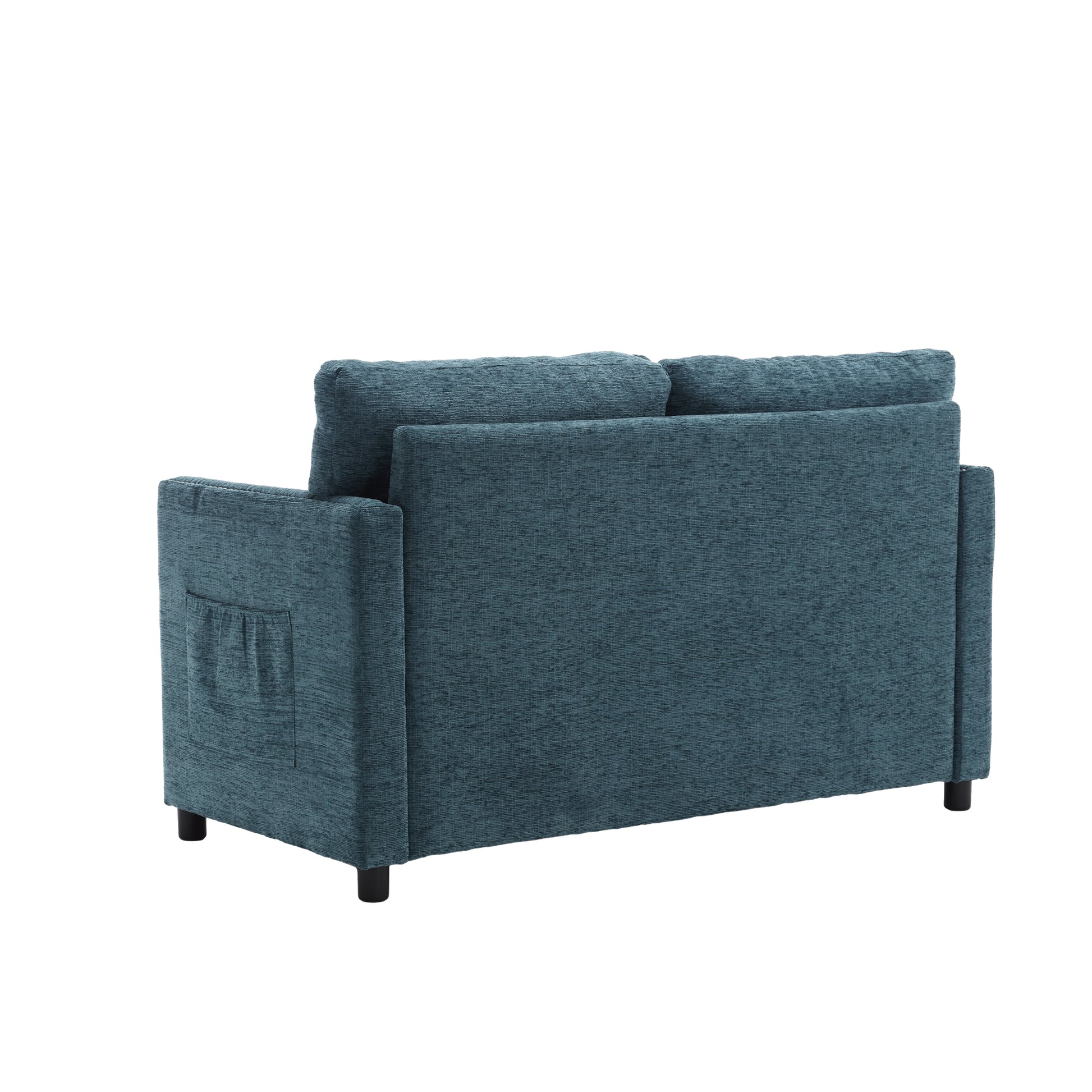 United Modern Chenille Fabric Loveseat, 2 Seat Upholstered Loveseat Sofa Modern Couch Mint Green Chenille 2 Seat