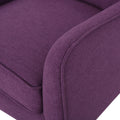 Arm Chair Purple Fabric