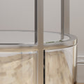 Side Table Clear Tempered Glass