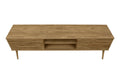 Tv Stand, 72 Inch, Media Entertainment Center, Storage Cabinet, Console, Storage Shelves, Bedroom, Living Room, Walnut Laminate, Contemporary, Modern Walnut 80 89 Inches Particle Board