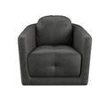 Butler Gray Swivel Accent Chair Gray Foam Engineered Wood