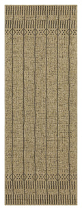 Earth Gc Ntl1008 Jute Black 5 Ft. 3 In. X 7 Ft. 3 In. Indoor Outdoor Area Rug Natural Black Polyester Polypropylene