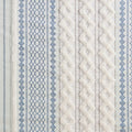 Cotton Printed Shower Curtain With Chenille Multicolor Cotton