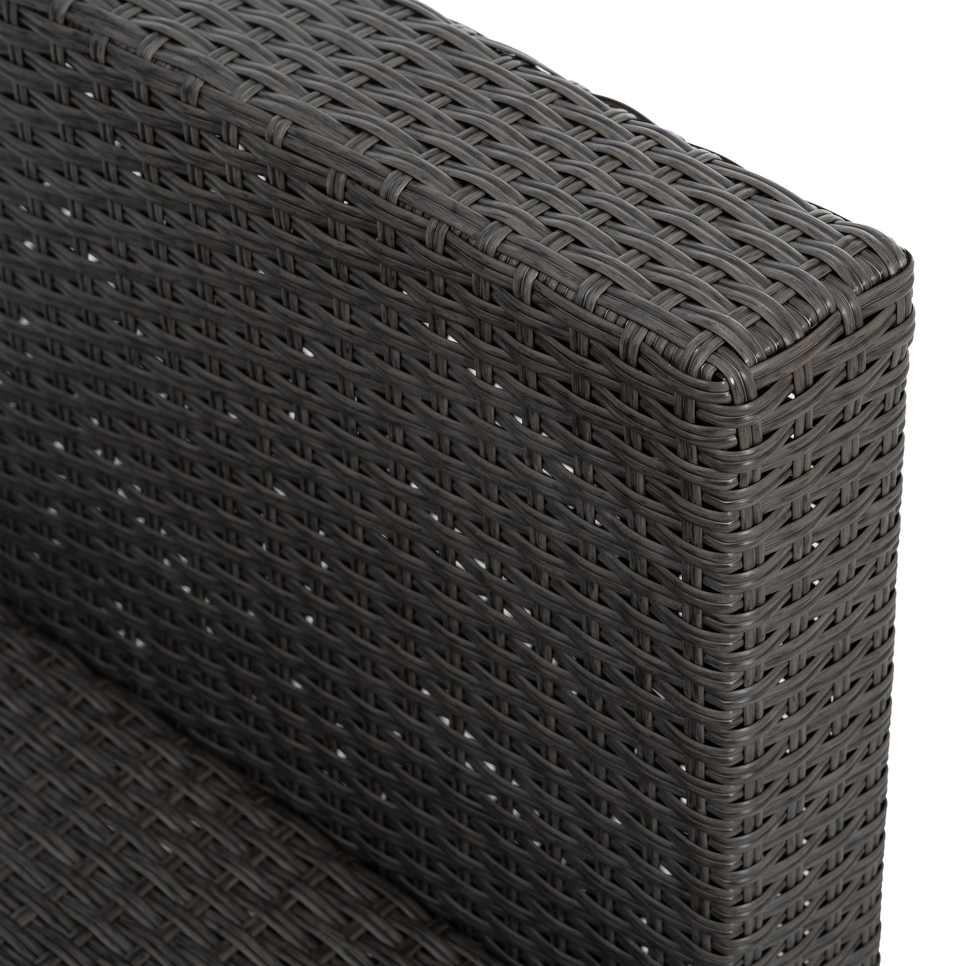 Patio Furniture, Outdoor Furniture, Seasonal Pe Wicker Furniture,7 Pcs Set Wicker Furniture With Lounger Sofa Yes Dark Gray Seats 6 Pe Rattan Iron Waterproof Fabric