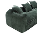 Modular Sectional Sofa, U Shaped Couch With Sofa For Five & Pillows, Modern Minimalist Chenille Fabric Large Comfy Cloud Sofas, Living Room Furniture Sets Emerald Chenille 5 Seat