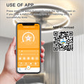 Ceiling Fan With Lights Dimmable Led Black Aluminium Iron
