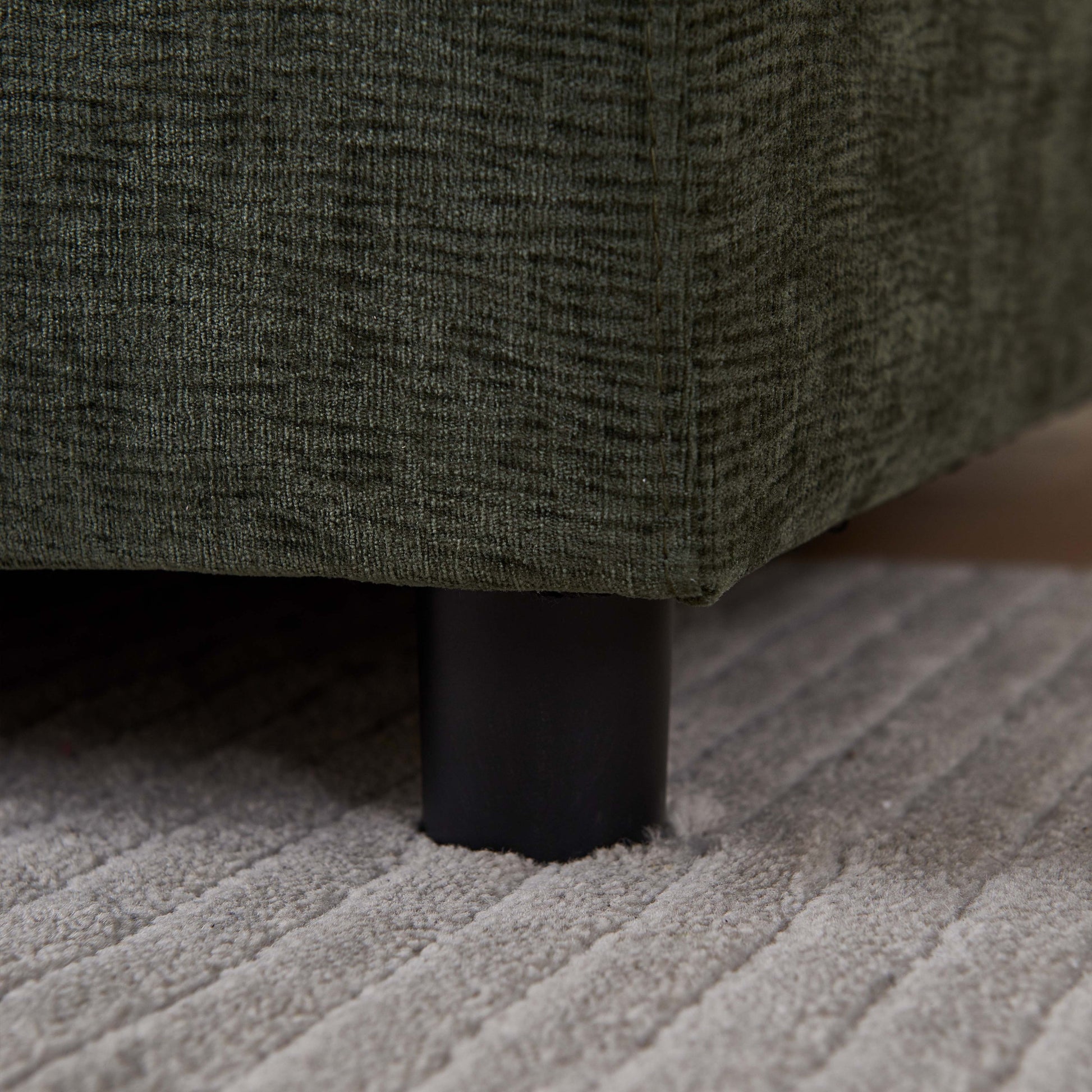 Modern 2 Seater Armless Sofa Couch For Living Room Modular Design, Ultra Soft Chenille Fabric, Easy Assembly, Sturdy Frame, Stylish And Comfortable Perfect For Apartments Green Foam Chenille 2 Seat