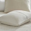2 Piece Quilt Set Cream Twin Twin Xl Twin Cream Cotton