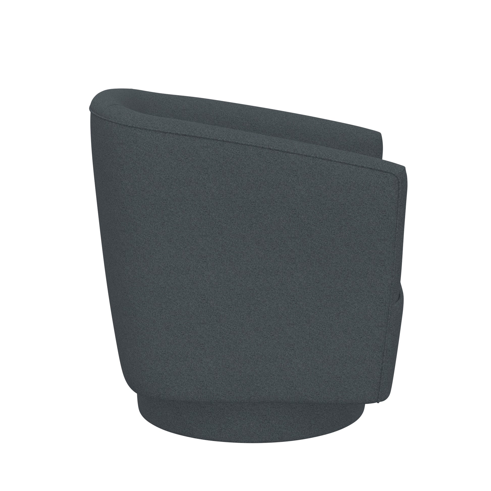 Bralin Blue Swivel Accent Chair Blue Foam Engineered Wood