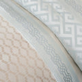 7 Piece Comforter Set Aqua Queen Queen Aqua Polyester