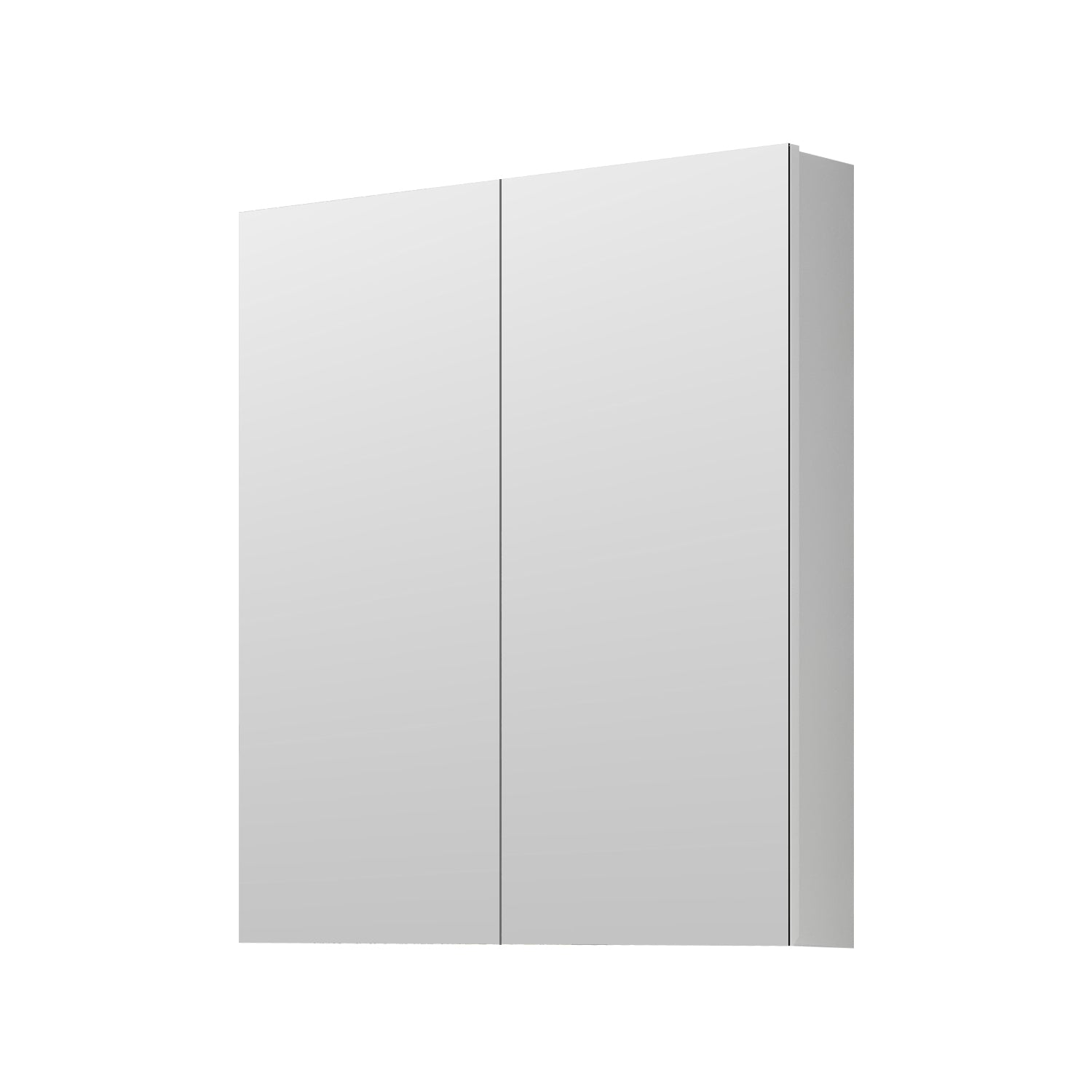 36'' W X 36'' H Bathroom Mirror Medicine Cabinet Wooden Door Medicine Cabinets For Bathroom, Wall Mounted Recessed Or Surface, Bathroom Mirror With Storage White Engineered Wood