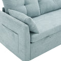 United We Win Furniture, Modular L Shaped Sofa, Modular Long Sofa With Reversible Chaise Lounge, Sofa Bed, Sleeper Sofa, Modular Sofa Combination With Storage Seats. Mint Green Chenille 3 Seat