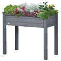 Outsunny Raised Garden Bed With Legs, 34