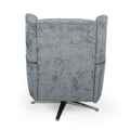 Swivel Chair Grey Fabric