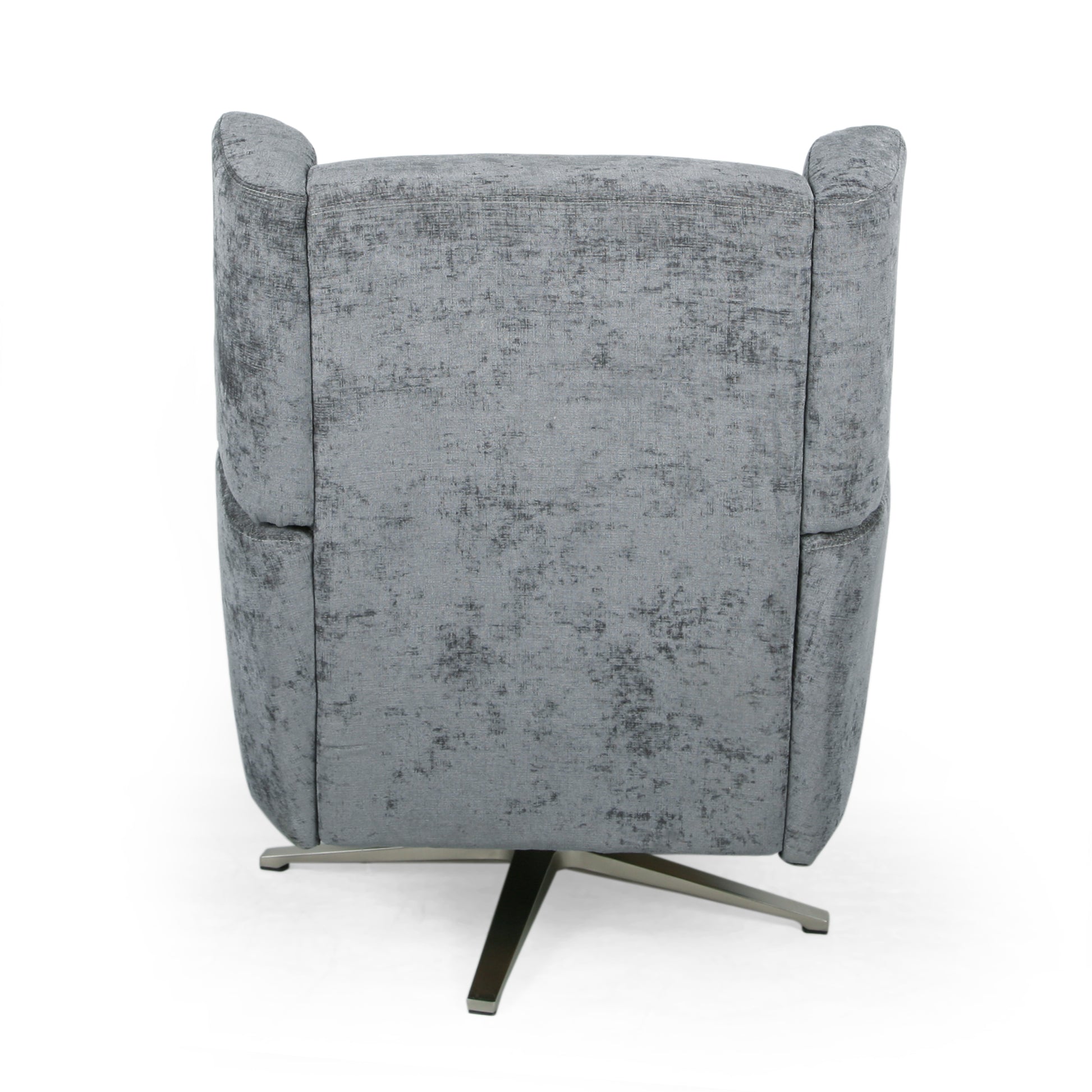 Swivel Chair Grey Fabric