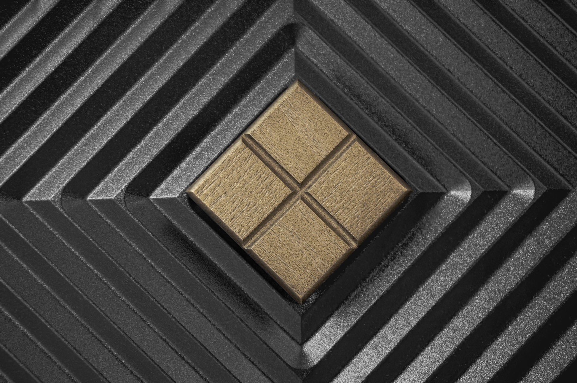 3 Drawer Storage Cabinet,3 Drawer Modern Dresser, Chest Of Drawers With Decorative Embossed Pattern Door For Entryway,Living Room,Bed Room Black Particle Board Mdf