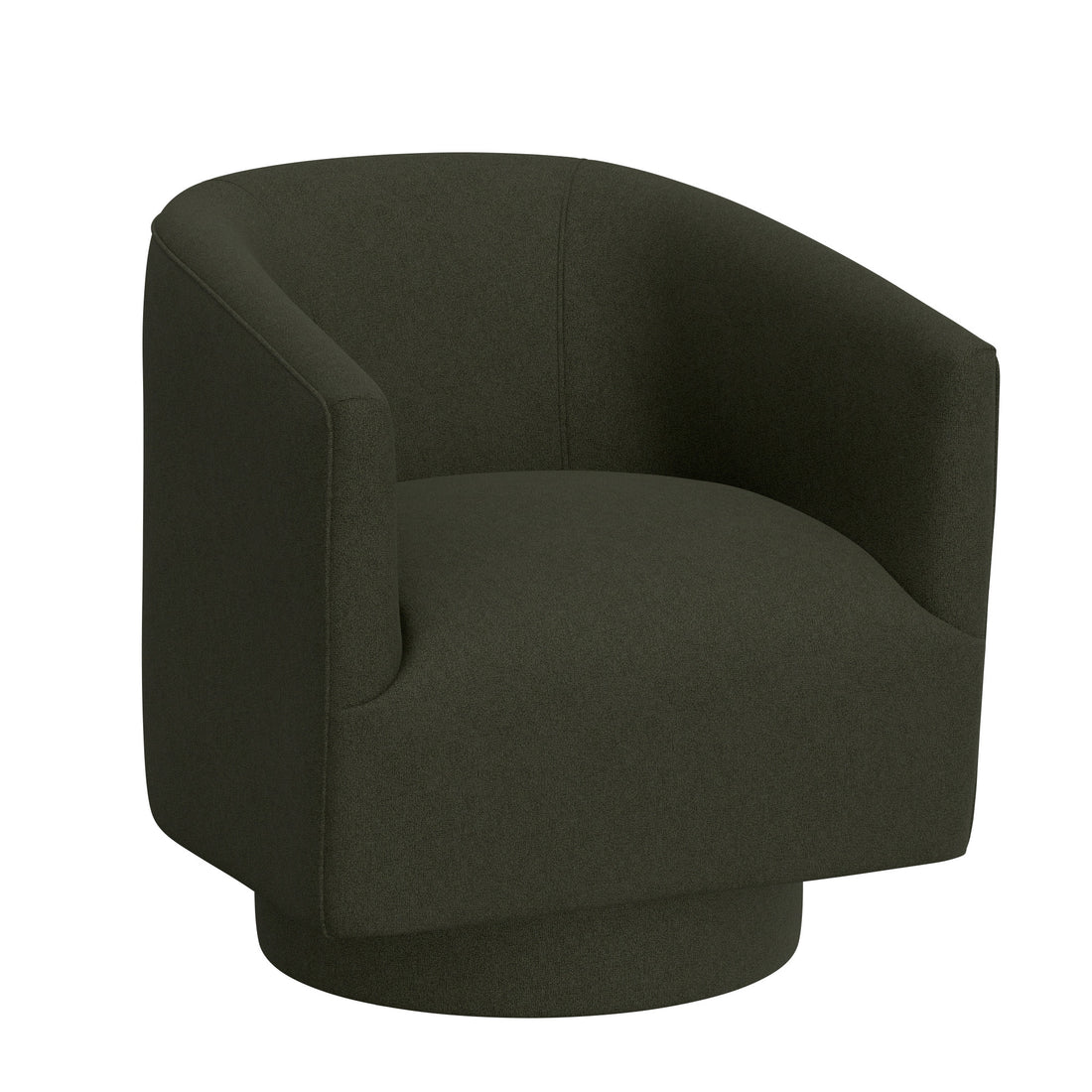 Bralin Green Swivel Accent Chair Green Foam Engineered Wood