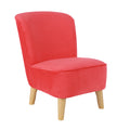 Juni Kids Chair In Ruby Red Fabric