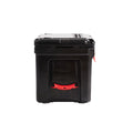 40Qt Color Black Red Buckle Black Brown Polyethylene