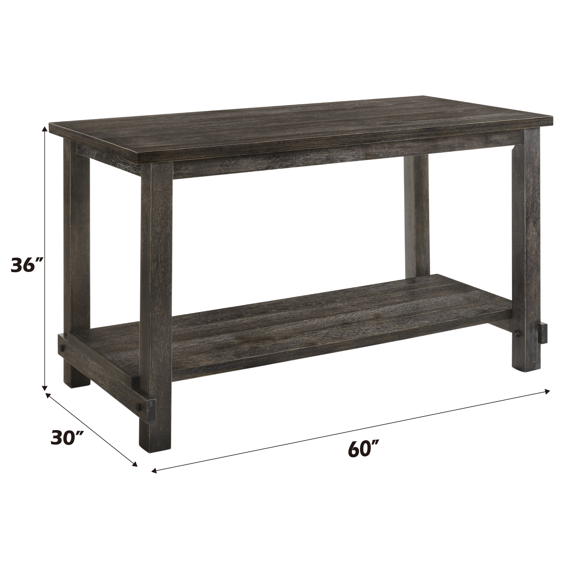 Weathered Grey Counter Height Table With Bottom Shelf Grey Seats 6 Dining Room Rectangular Mdf