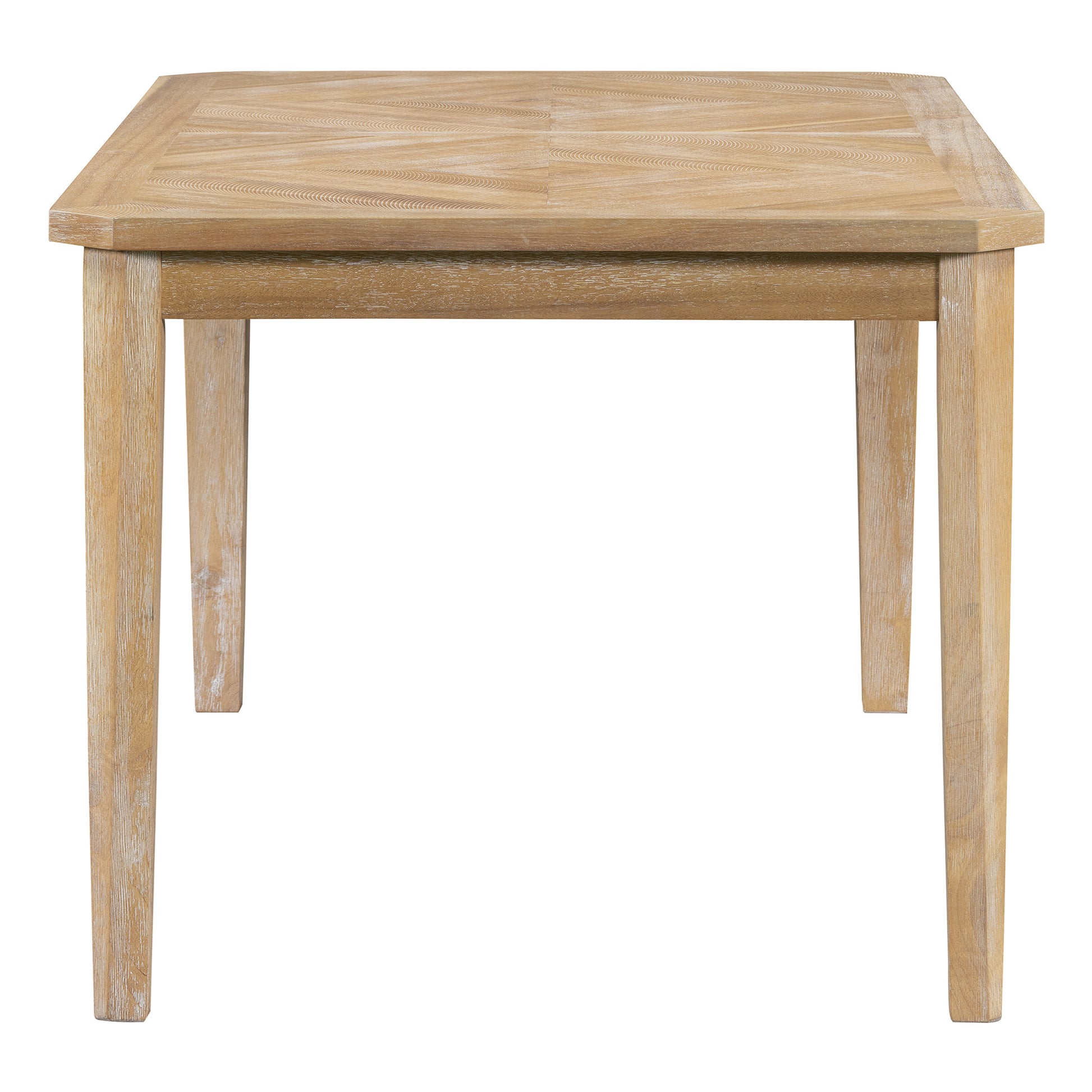 7 Piece Farmhouse Dining Set Classic Rustic Table And 6 High Back Design Chairs For Dining Room, Kitchen Natural Wood Wash Natural Wood Wash Solid Wood Mdf