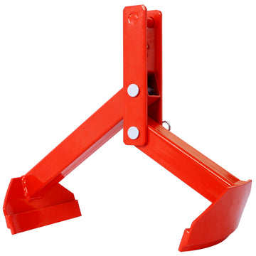 Steel Drum Lifter Secure Reliable Heavy Duty 1100 Lbs Working Load Limit Wll ,Red Color Red Steel
