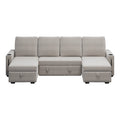 Sectional Sofa With Storage, 96