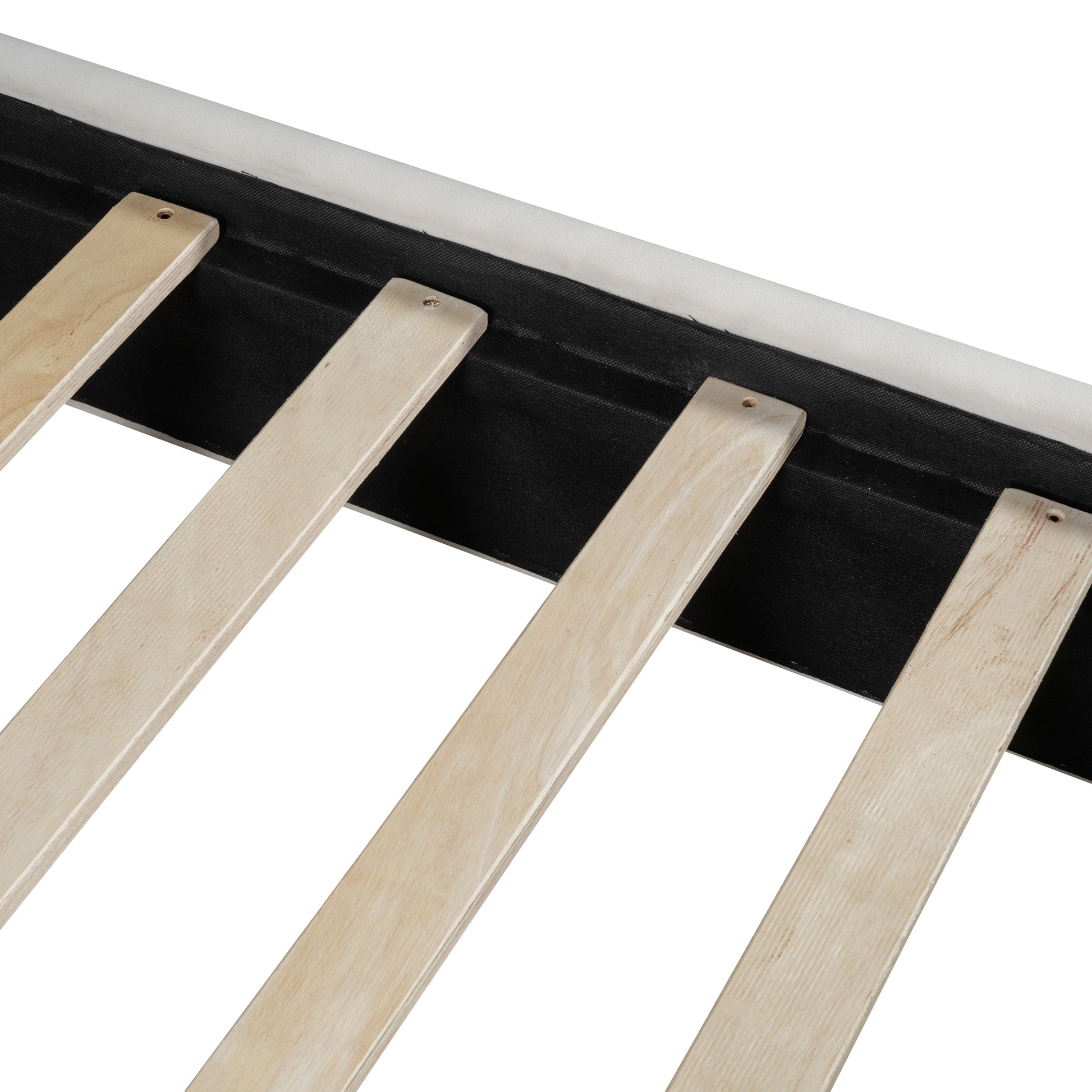 Full Size Upholstered Platform Bed Velvet Upholstered Bed, Beige Full Beige Velvet